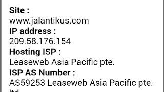 Tutorial cara mengecek ip webset orang serta lokasinya