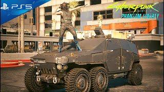 HELLHOUND Vehicle Combat | Cyberpunk 2077 Phantom Liberty (PS5) The Most Destructive Vehicle