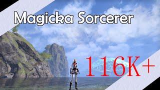 ESO Magicka Sorcerer Deadlands 116K+ DPS!