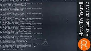 How to install ArchLabs 2017.12