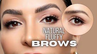 These 2 Products make thin Eyebrows LOOK INCREDIBLE | Detailed Natural Fluffy Eyebrow Tutorial