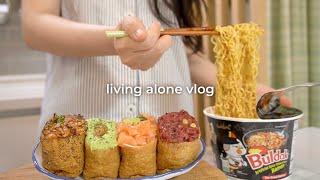 Living Alone in Seoul | how I spend moonsoon season | lots of cooking | filming with my new camera!