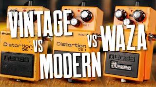 Distortion! Boss DS-1 Waza vs Vintage DS-1 vs Standard DS-1 [Vs JHS Angry Charlie & JAM Rattler]