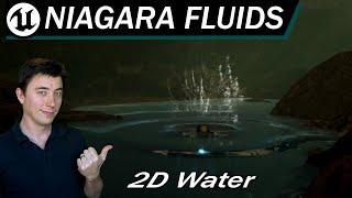 Let's Build the RPG! - 58 – Unreal Engine 5 Niagara Fluids 2D Interactive Water