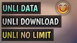 HIDDEN SECRET TO GET UNLIMITED INTERNET UNLI DOWNLOAD NA TO!