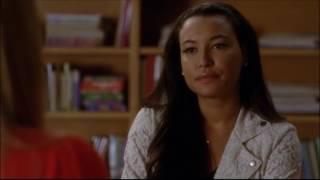 Glee - Quinn and Santana slap 4x08
