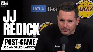 JJ Redick Recaps Luka Doncic Performance vs. Boston Celtics, LeBron James Suffering Groin Injury