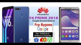 Huawei Y6 Prime 2018 FRP Bypass - Simple 2024 Method (No PC Required)