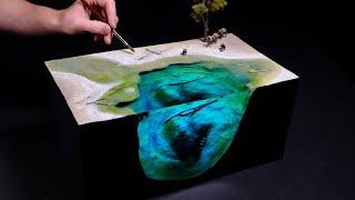 Yellowstone Hot Spring Monster Diorama DIY