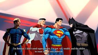 Batman Reacts to Superman and Omni-man and Homelander and Miles morales