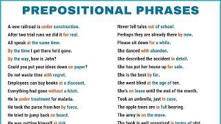 60 Easy Examples of Prepositional Phrases in English   Prepositional Phrase in English Grammar