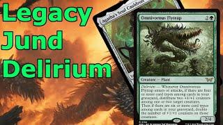 GOING WILD WITH THE GRAVEYARD!  Jund Delirium Cauldron (Legacy MTG)