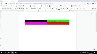 How To Change Color Of Box of Table In Google DOcs
