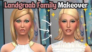 Giving The Landgraab Family the Makeover They Deserve  | The Sims 4 EA Townie Makeovers