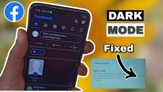 how to turn on Facebook dark mode | Facebook new update dark theme | Facebook dark mode problem