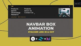 Navbar link hover:show image animation | Next js + Framer motion