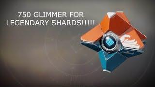 LEGENDARY SHARDS GLITCH D2!!!!! (MAY NOT WORK)