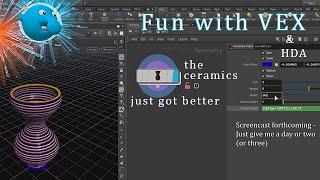 SideFX Houdini - Digital Asset how-to  - ceramics2 demo