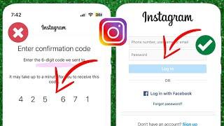 How To Fix 6 Digit Verification Code Not Received On Instagram 2024