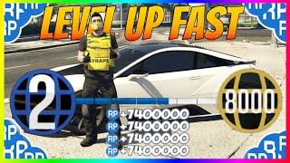 *SOLO* HOW TO LEVEL THE FASTEST WAY IN GTA 5 ONLINE (LEVEL FROM 1-1000 IN UNDER A DAY) RP GLITCH