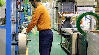 Packing Strap Factory in Korea That Machines Make Automatically