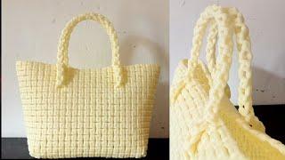 simple & easy Sivan Kan koodai / Handbag, 2 roll sivan Kan plastic wire koodai/Bag, weaving handbag