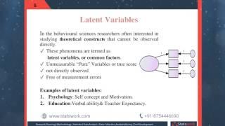 Lecture 2: Latent/Manifest/Observed Variables using in SEM Analysis (www.statswork.com)