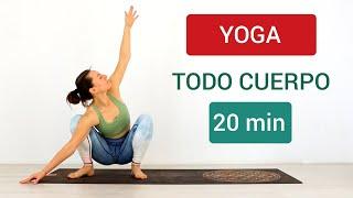 YOGA EN CASA - CLASE PARA TODO CUERPO | VINYASA YOGA ELENA MALOVA - 20 MIN