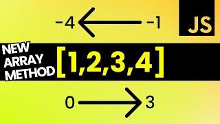 Access Array Elements from Any Side in JavaScript | JavaScript New Array Method Tutorial