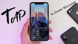 iOS 16 Trick - Tap or Wake to Change Wallpaper Automatically
