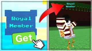 How to be a Royal Member - Tutorial | Build a Boat