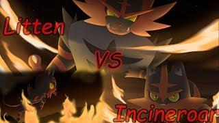 Litten Vs Incineroar 「AMV」Warrior Inside