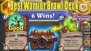 6 Wins With Best Control Warrior Deck To Play At Brawl The Great Dark Beyond | Hearthstone