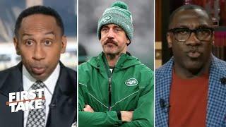 FIRST TAKE | "Rodgers needs to leave" - Stephen A. says Jets should change their QB next season