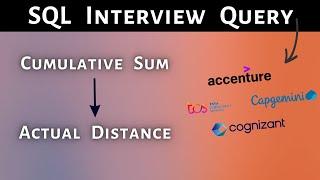 Solving SQL Interview Query | SQL Problem by Service based company