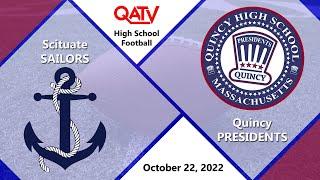 QATV Sports: Scituate vs Quincy Football (October 22, 2022)