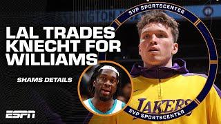 Lakers trade Dalton Knecht & Cam Reddish for Mark Williams  | SportsCenter with SVP