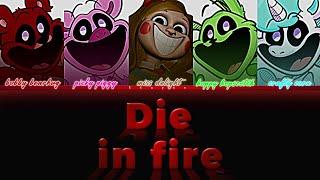 [AI COVER]  MISS DELIGHT FT: SMILING CRITTERS SING "DIE IN FIRE" | Poppy Playtime Chapter 3