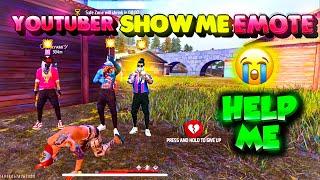 Youtubers Show me emote  | bunny bundle, season 2 vs Ujjain Gang