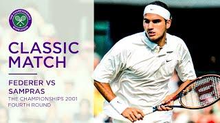 Roger Federer vs Pete Sampras | Wimbledon 2001 fourth round | Full Match