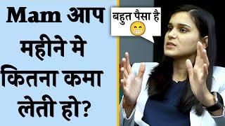 Himanshi Singh React On "Monthly Income from Teaching KVS CTET DSSSB"?