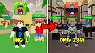 Noob a Pro en Strongest Anime Squad Simulator Roblox