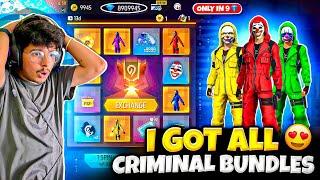 Free Fire New Criminal Incubator Is Back Finally I Got All The Criminals -Garena Free Fire
