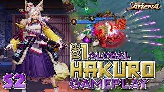 TOP 1 GLOBAL HAKURO — PRO Build and Gameplay | Onmyoji Arena