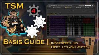 Tradeskillmaster 4 Basis Guide | Importieren und erstellen von Gruppen