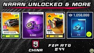 Asphalt 9 CN | Unlocking Naran Hyper + more rewards | F2P RTG #44