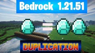 New Bedrock Edition Working Duplication Glitch 1.21.51 || Insane Results (With Snowgolem)