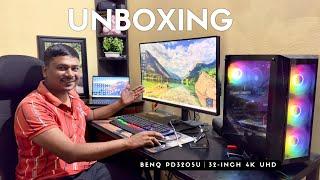 Unboxing BenQ Pro Design PD3205U world 1st Pantone Skintone Validated Display | Monitor for Designer