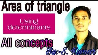 Introduction to area of triangle using determinants