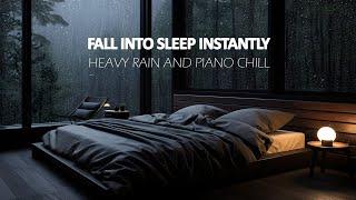 Drift Into Sleep Fast - Soft Rain and Gentle Piano for Deep Relaxation and Restful Nights 